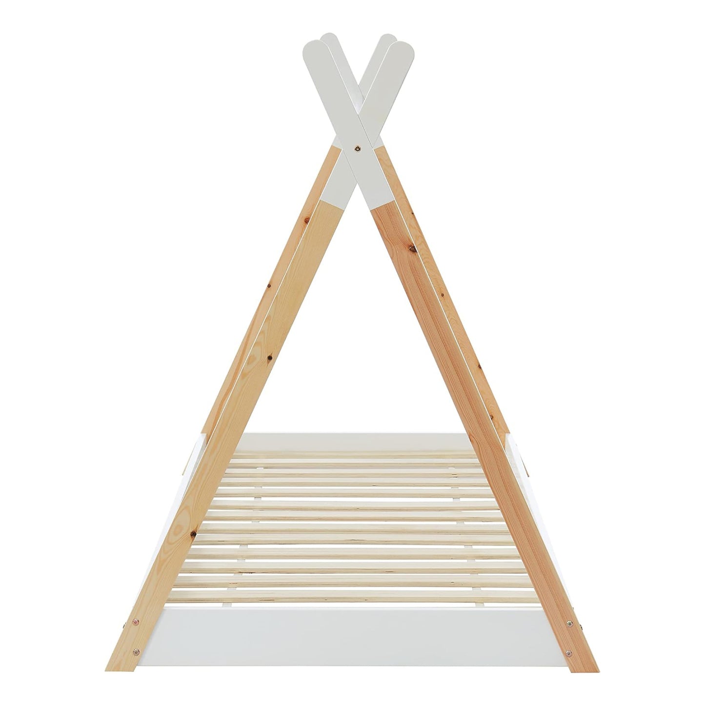 ΚΡΕΒΑΤΙ ΠΑΙΔΙΚΟ MUNK τ.MONTESSORI ΞΥΛΟ ΠΕΥΚΟΥ ΦΥΣΙΚΟ ΛΕΥΚΟ 190x90εκ
