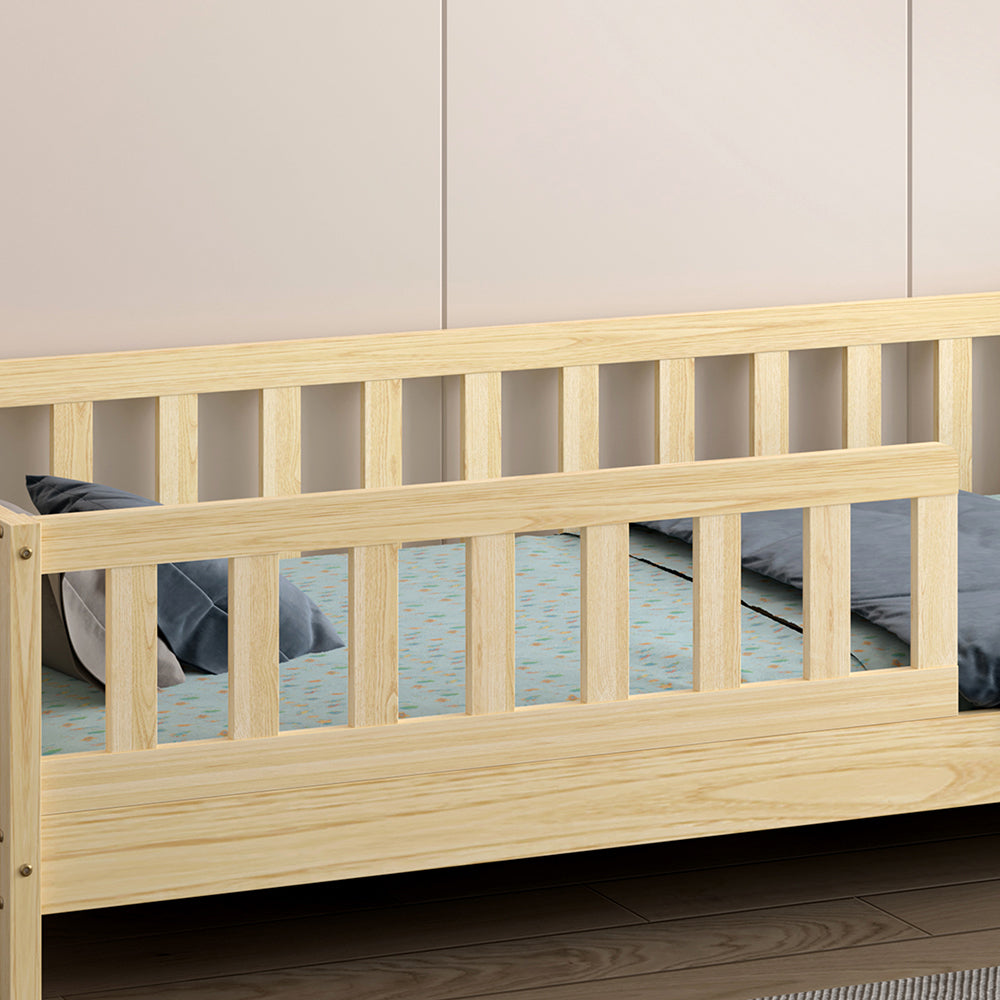 ΚΡΕΒΑΤΙ ΠΑΙΔΙΚΟ HOUSER τ.MONTESSORI ΞΥΛΟ ΠΕΥΚΟ ΦΥΣΙΚΟ ΓΙΑ 190x90εκ