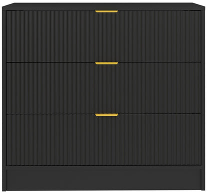 Συρταριέρα Allegro Μαύρο 80x40x75