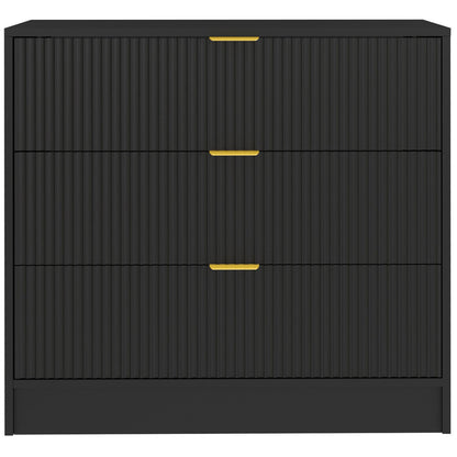 Συρταριέρα Allegro Μαύρο 80x40x75