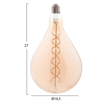 ΛΑΜΠΤΗΡΑΣ LED FILAMENT 8W E27 3000K TEA COLOR DIMMABLE