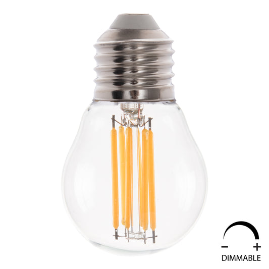 ΛΑΜΠΤΗΡΑΣ LED FILAMENT 6W E27 2700K ΔΙΑΦΑΝΟ DIMMABLE