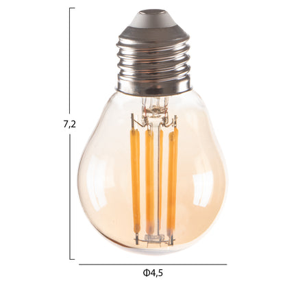 ΛΑΜΠΤΗΡΑΣ LED FILAMENT 6W E27 3000K GOLD DIMMABLE
