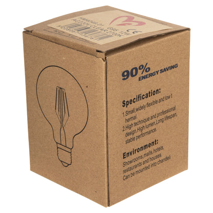 ΛΑΜΠΤΗΡΑΣ GLOBO LED FILAMENT 12W E27 3000K ΔΙΑΦΑΝΟΣ