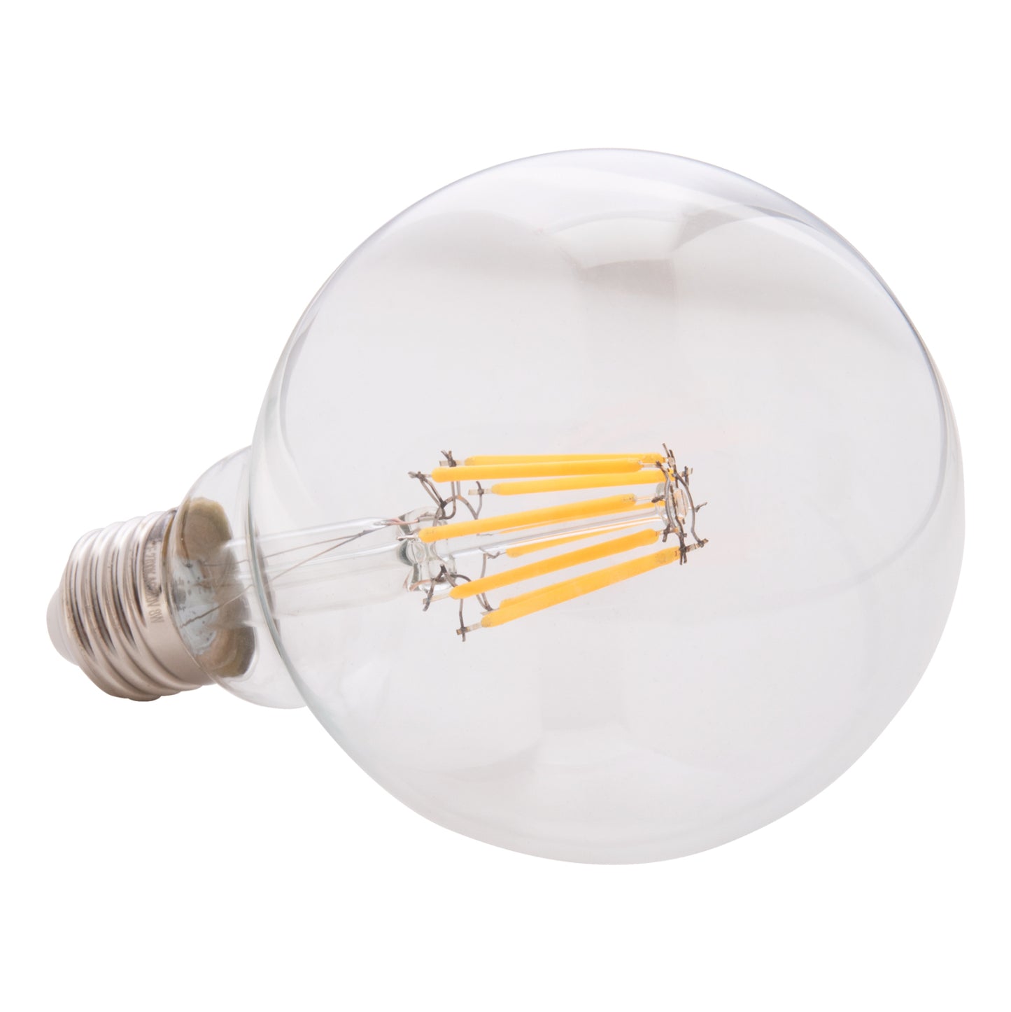 ΛΑΜΠΤΗΡΑΣ GLOBO LED FILAMENT 8W E27 2700K ΔΙΑΦΑΝΟΣ DIMMABLE