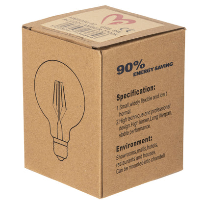 ΛΑΜΠΤΗΡΑΣ GLOBO LED FILAMENT 8W E27 2700K ΧΡΥΣΟ DIMMABLE