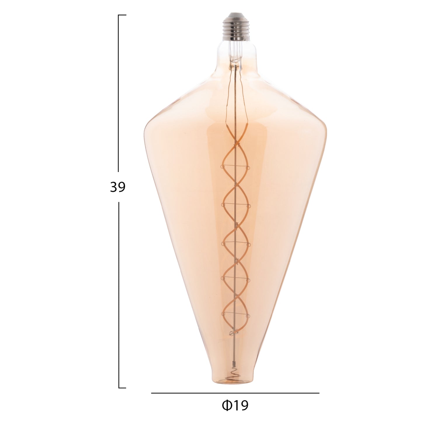 ΛΑΜΠΤΗΡΑΣ LED FILAMENT 8W E27 3000K GOLD COLOR DIMMABLE