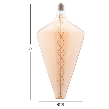 ΛΑΜΠΤΗΡΑΣ LED FILAMENT 8W E27 3000K GOLD COLOR DIMMABLE