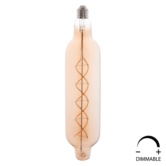 ΛΑΜΠΤΗΡΑΣ JHD-NW7775 LED FILAMENT 8W E27 3000K GOLD COLOR DIMMABLE