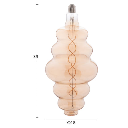 ΛΑΜΠΤΗΡΑΣ LED FILAMENT 8W E27 3000K GOLD COLOR DIMMABLE