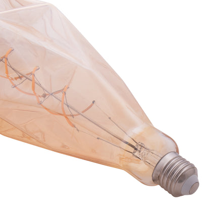 ΛΑΜΠΤΗΡΑΣ LED FILAMENT 8W E27 3000K GOLD COLOR DIMMABLE