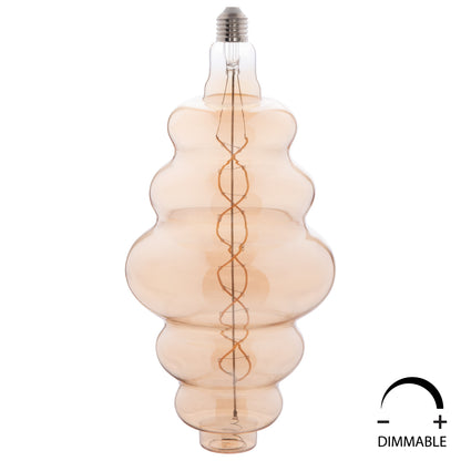 ΛΑΜΠΤΗΡΑΣ LED FILAMENT 8W E27 3000K GOLD COLOR DIMMABLE