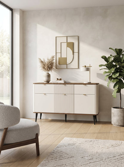 Μπουφές Marly Reg IV Καφέ 130x40x82