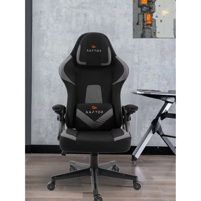 Gaming Chair Raptor Fury Grey 60x60x122