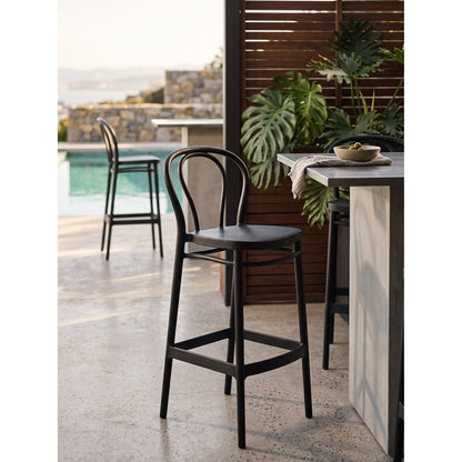 Charlotte Bar Stool Black 40x51x106