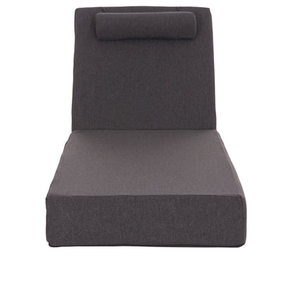 ΜΑΞΙΛΑΡΙ ΞΑΠΛΩΣΤΡΑΣ KIHEI OLEFIN ΣΚΟΥΡΟ ΓΚΡΙ ΜΕ FOAM 198x70x20