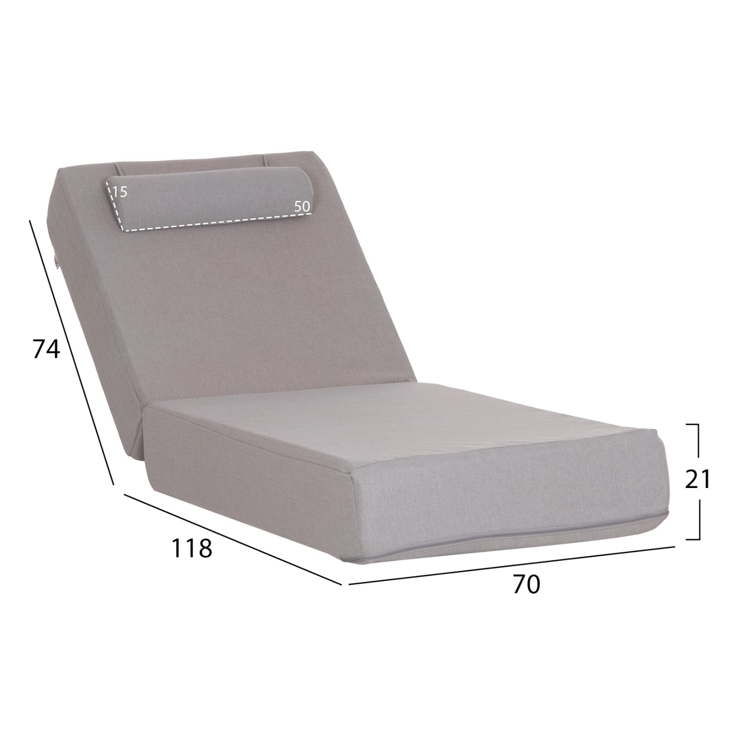 ΜΑΞΙΛΑΡΙ ΞΑΠΛΩΣΤΡΑΣ KIHEI OLEFIN ΨΑΡΟΚΚΟΚΑΛΟ ΜΕ FOAM 195x70x21