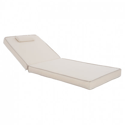 ΜΑΞΙΛΑΡΙ ΞΑΠΛΩΣΤΡΑΣ TEXTILENE 600gr/m2 SIFNOS ΜΠΕΖ 194x70x11