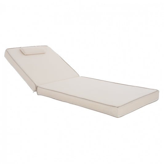 ΜΑΞΙΛΑΡΙ ΞΑΠΛΩΣΤΡΑΣ TEXTILENE 600gr/m2 SIFNOS ΜΠΕΖ 194x70x11