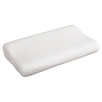 ΜΑΞΙΛΑΡΙ ΥΠΝΟΥ BEZEL MEMORY FOAM ΛΕΥΚΟ ΥΦΑΣΜΑ 55x32εκ