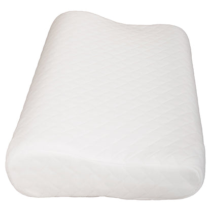 ΜΑΞΙΛΑΡΙ ΥΠΝΟΥ BEZEL MEMORY FOAM ΛΕΥΚΟ ΥΦΑΣΜΑ 55x32εκ