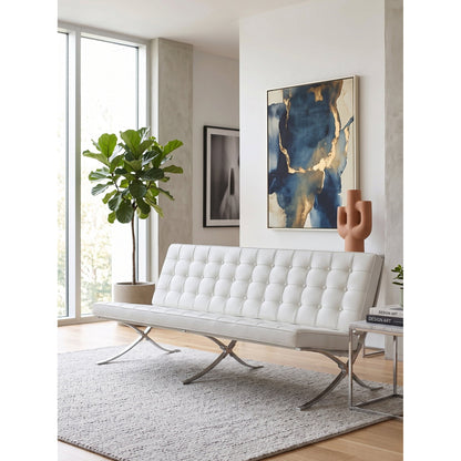 Casablanca Three-Seater Sofa White 180x78x78