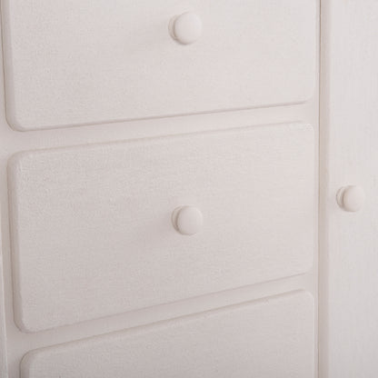 ΜΠΟΥΦΕΣ ΣΕΙΡΑ SANTORINI HM18048 MDF ΣΕ ΥΠΟΛΕΥΚΟ ΧΡΩΜΑ-3 ΣΥΡΤΑΡΙΑ & 2 ΠΟΡΤΕΣ 120x38x80Υεκ.