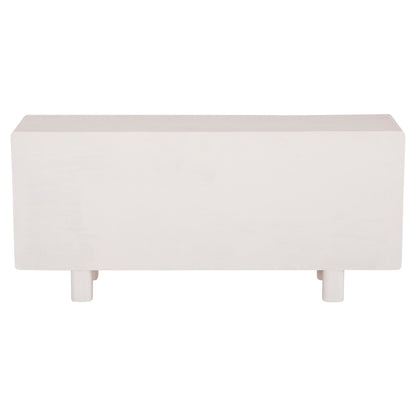 ΜΠΟΥΦΕΣ ΣΕΙΡΑ SANTORINI HM18068 MDF ΣΕ ΥΠΟΛΕΥΚΟ ΧΡΩΜΑ-3 ΠΟΡΤΕΣ 140x38x64Υεκ.