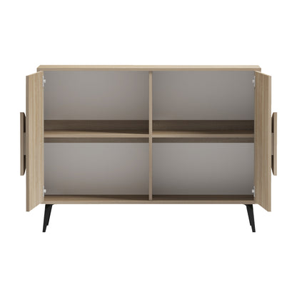 ΜΠΟΥΦΕΣ SAVORE ΜΕΛΑΜΙΝΗ SONAMA-ΜΑΥΡΑ ΜΕΤΑΛ. ΠΟΔΙΑ 110x35.5x82