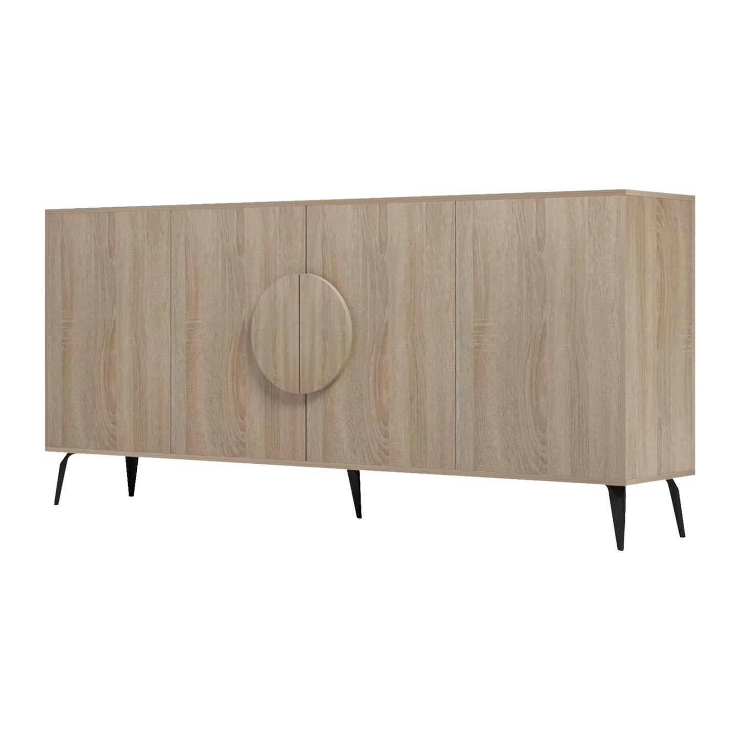 ΜΠΟΥΦΕΣ SAVORE ΜΕΛΑΜΙΝΗ SONAMA-ΜΑΥΡΑ ΜΕΤΑΛ. ΠΟΔΙΑ 180x35.5x82