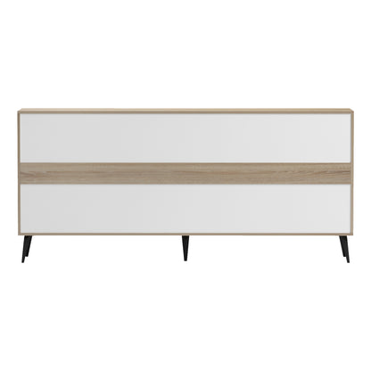 ΜΠΟΥΦΕΣ SAVORE ΜΕΛΑΜΙΝΗ SONAMA-ΜΑΥΡΑ ΜΕΤΑΛ. ΠΟΔΙΑ 180x35.5x82