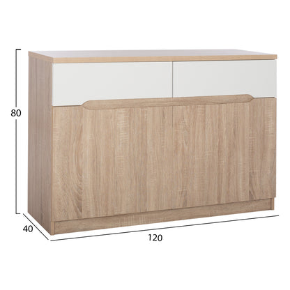 ΜΠΟΥΦΕΣ JOLENE 2 ΣΥΡΤΑΡΙΑ & 4 ΠΟΡΤΕΣ SONAMA 120x40x80