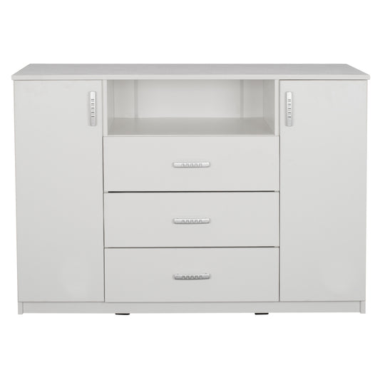 ΜΠΟΥΦΕΣ ΜΕ 2 ΝΤΟΥΛΑΠΙΑ & 3 ΣΥΡΤΑΡΙΑ ADLER ΛΕΥΚΟΣ 120x45x85