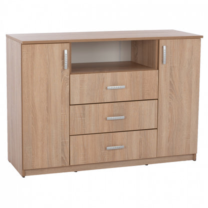 ΜΠΟΥΦΕΣ ΜΕ 2 ΝΤΟΥΛΑΠΙΑ & 3 ΣΥΡΤΑΡΙΑ ADLER SONAMA OAK 120x45x85