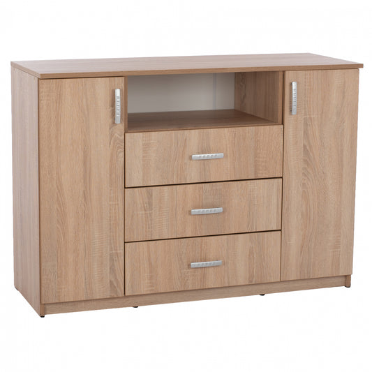 ΜΠΟΥΦΕΣ ΜΕ 2 ΝΤΟΥΛΑΠΙΑ & 3 ΣΥΡΤΑΡΙΑ ADLER SONAMA OAK 120x45x85