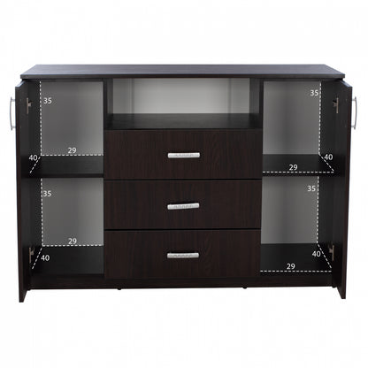 ΜΠΟΥΦΕΣ ΜΕ 2 ΝΤΟΥΛΑΠΙΑ & 3 ΣΥΡΤΑΡΙΑ ADLER WENGE 120x45x85