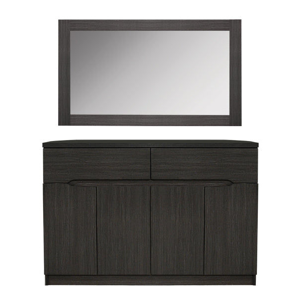 ZEBRANO BUFFET WITH MIRROR 120x40x80