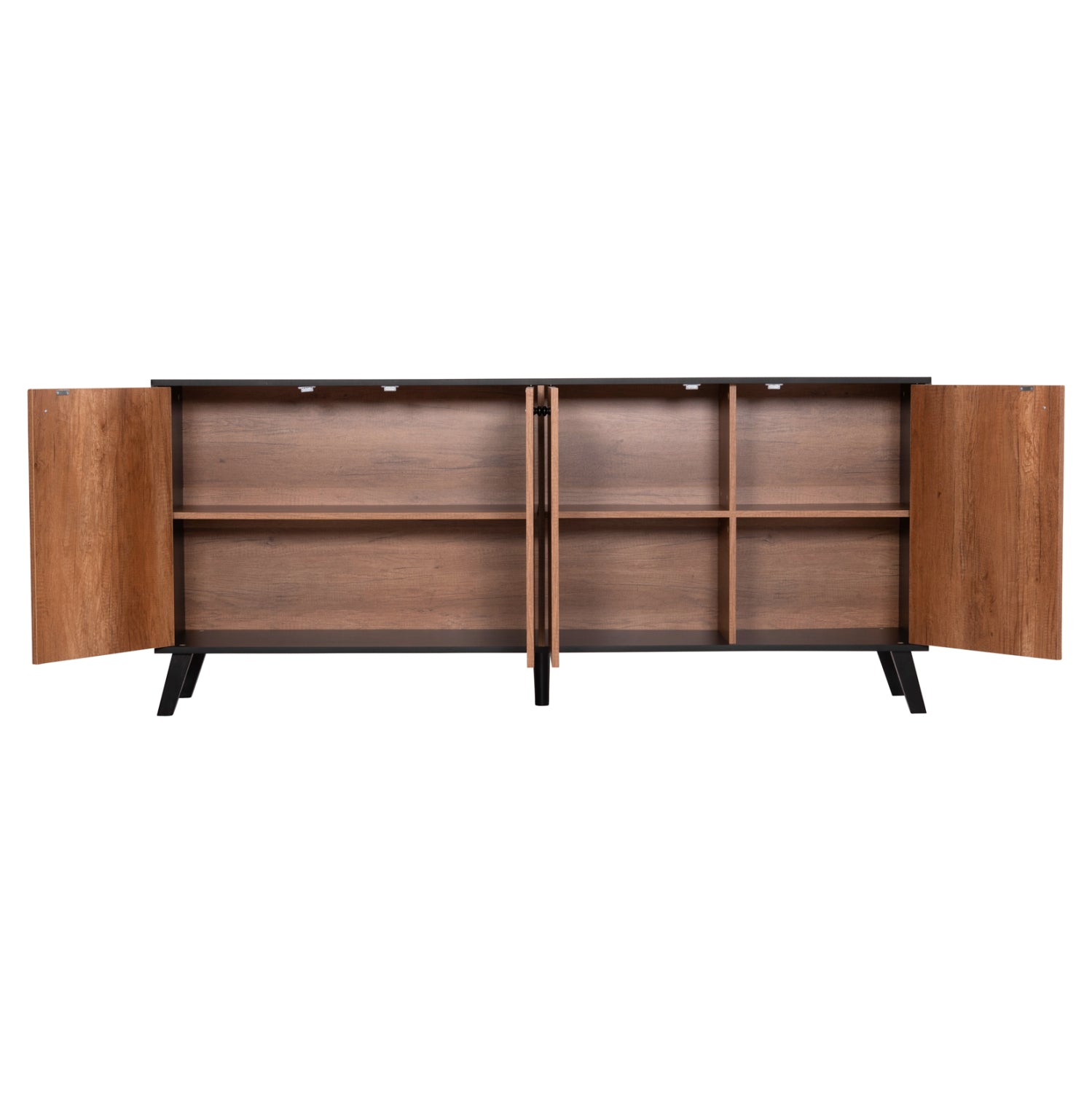 ΜΠΟΥΦΕΣ ΜΕΛΑΜΙΝΗΣ KRUDEN ΜΑΥΡΟ ΦΥΣΙΚΟ 180x40x78.6
