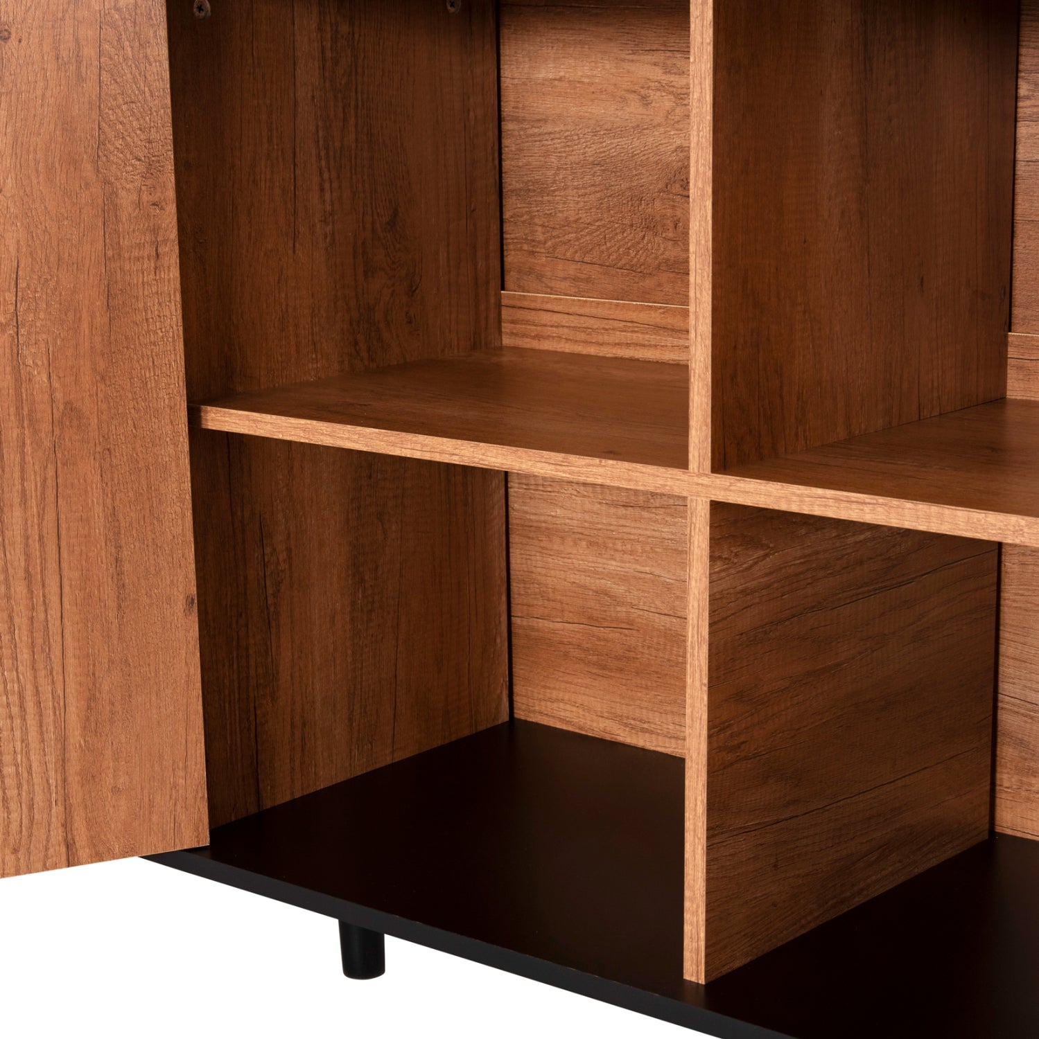 ΜΠΟΥΦΕΣ ΜΕΛΑΜΙΝΗΣ KRUDEN ΜΑΥΡΟ ΦΥΣΙΚΟ 180x40x78.6