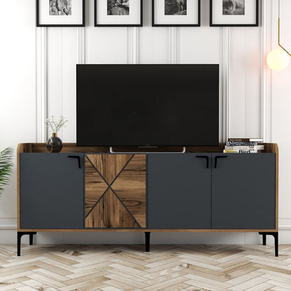 ΜΠΟΥΦΕΣ ΜΕΛΑΜΙΝΗΣ ΚΑΡΥΔΙ ΚΑΙ ΑΝΘΡΑΚΙ 180x35x78
