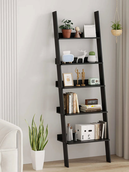 Βιβλιοθήκη Gambi Μαύρο 61x32.5x189