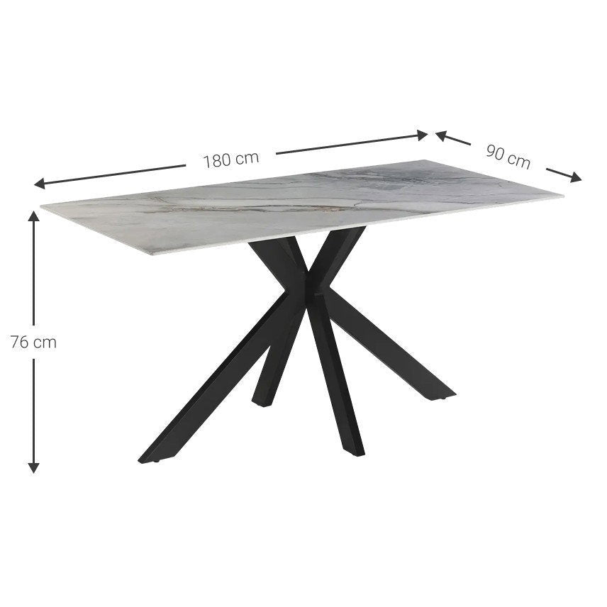 Τραπέζι Stratford 180x90x76