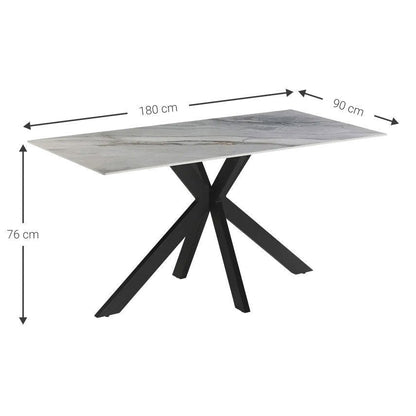 Τραπέζι Stratford 180x90x76