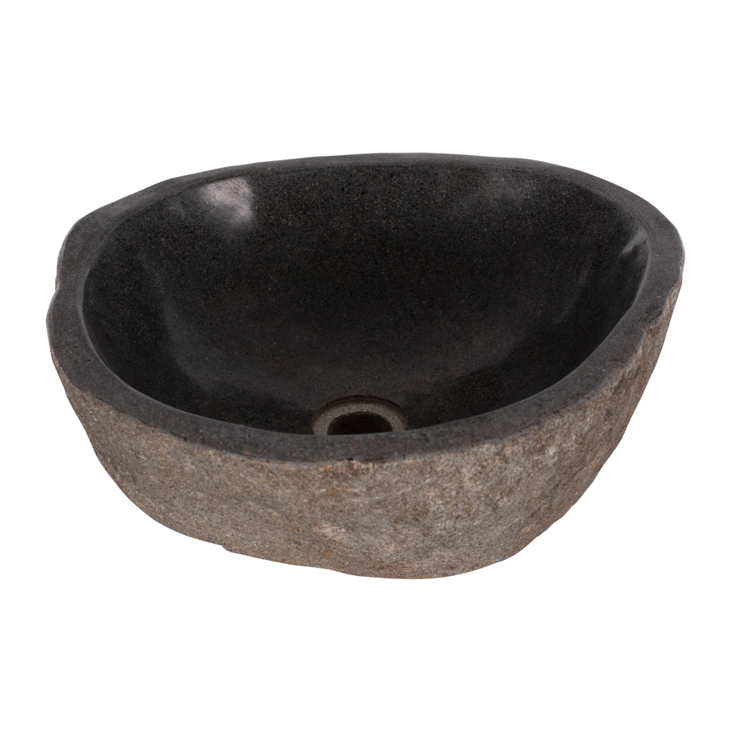 ΝΙΠΤΗΡΑΣ STONE SINK ΛΑΞΕΥΜΕΝΗ ΠΕΤΡΑ ΓΚΡΙ ΧΡΩΜΑ 40x40x20