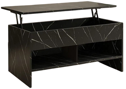 Τραπεζάκι Σαλονιού Vivian Μαύρο 100x48x50