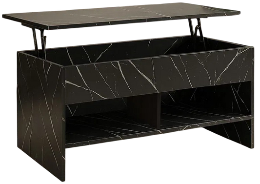 Τραπεζάκι Σαλονιού Vivian Μαύρο 100x48x50