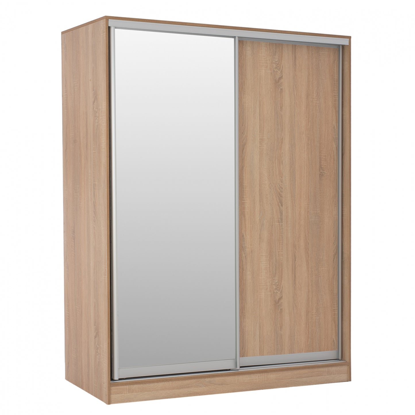 ΝΤΟΥΛΑΠΑ 2ΦΥΛΛΗ ΣΥΡΟΜΕΝΗ ΜΕ ΚΑΘΡΕΠΤΗ SONAMA OAK 180x60x210