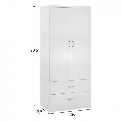 ΝΤΟΥΛΑΠΑ 2ΦΥΛΛΗ REINA ME 2 ΣΥΡΤΑΡΙΑ ΛΕΥΚΗ 80x42,5x180,5