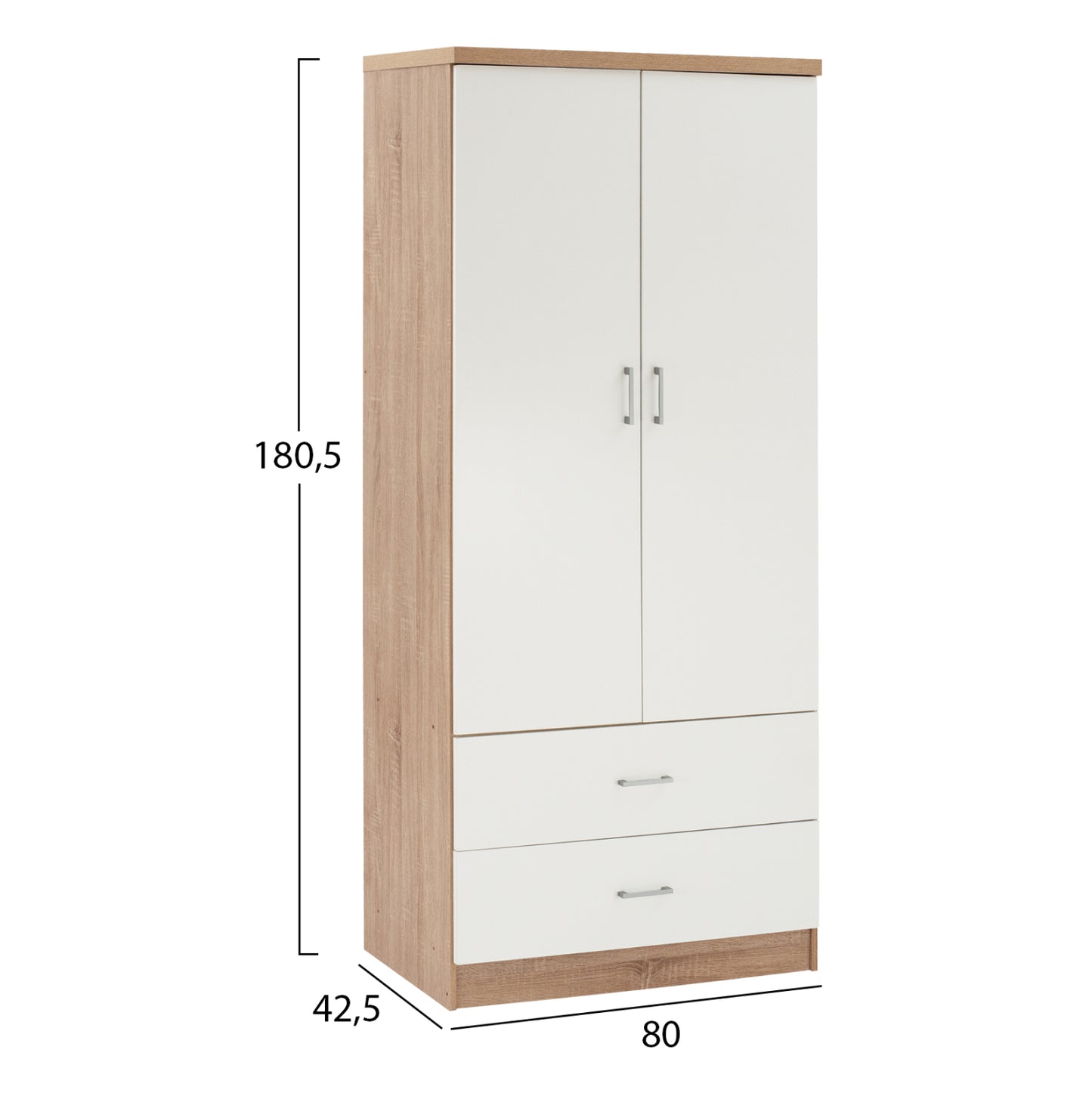 ΝΤΟΥΛΑΠΑ 2ΦΥΛΛΗ ME 2 ΣΥΡΤΑΡΙΑ REINA SONAMA ΛΕΥΚΗ 80x42,5x180,5