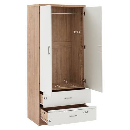 ΝΤΟΥΛΑΠΑ 2ΦΥΛΛΗ ME 2 ΣΥΡΤΑΡΙΑ REINA SONAMA ΛΕΥΚΗ 80x42,5x180,5